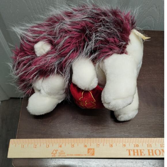 Dan Dee Collector's Choice Stuck on You Pink Hair Hedgehog Valentine Plush - Picture 7 of 7